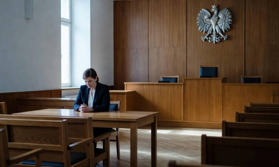 Przebieg pierwszej rozprawy rozwodowej na sali sądowej — pytania sędziego i kolejność czynności