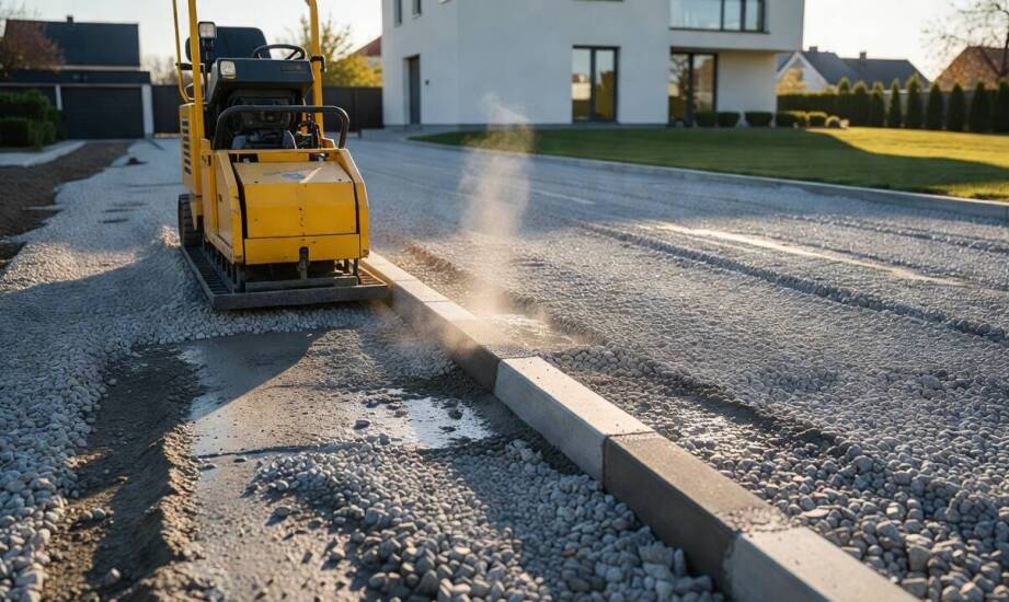 Błędy w procesie zagęszczania gruntu, przez które nawierzchnie tracą stabilność na podjazdach i tarasach
