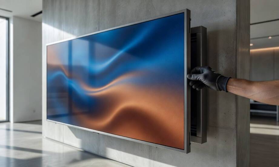 Fizyczna warstwa systemów zarządzania treścią — jak parametry techniczne wyświetlaczy decydują o bezawaryjności komunikacji w przestrzeniach B2B