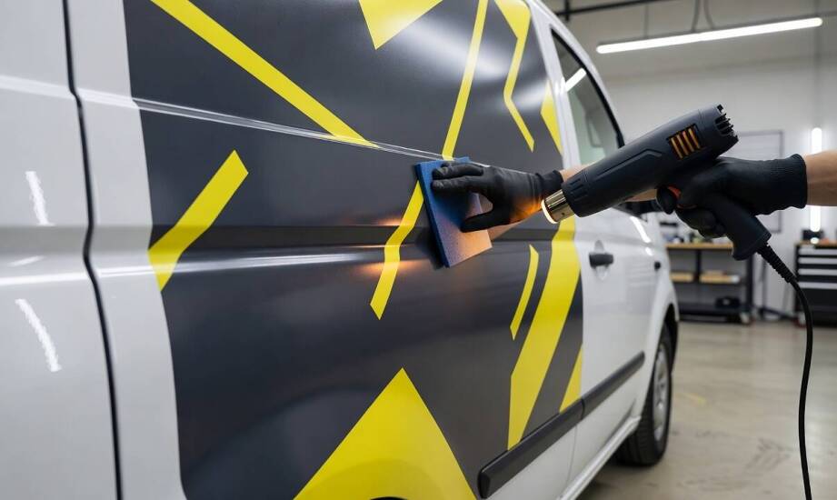 Mechanizmy percepcji w ruchu drogowym — jak zaprojektować czytelną grafikę na auto firmowe