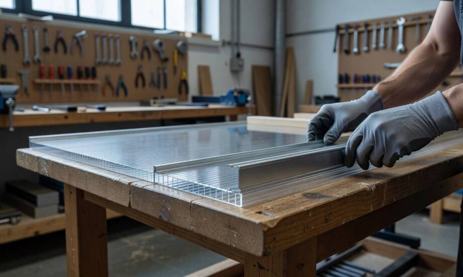 Zasady łączenia tworzyw sztucznych z konstrukcją — kiedy sprawdzi się kątownik, a kiedy ceownik z aluminium