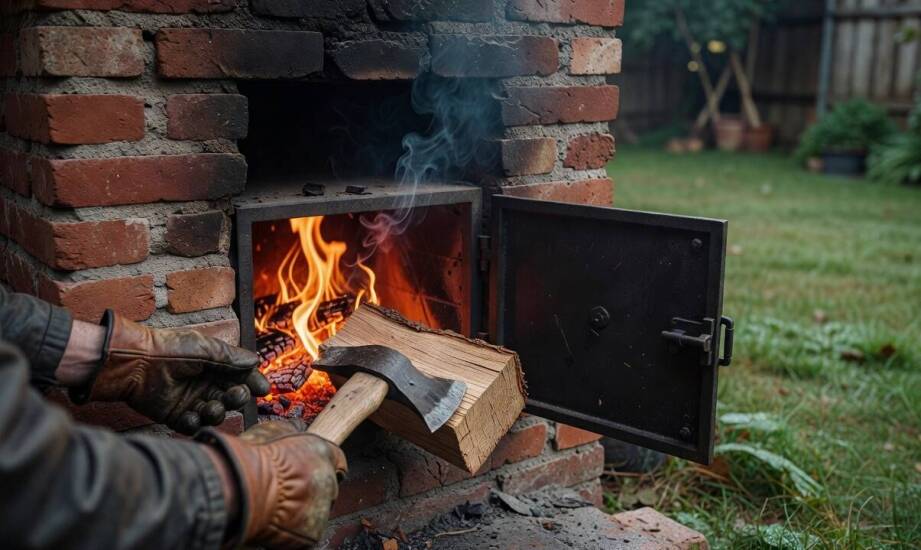 Jak konstrukcja paleniska i kanału dymowego w wędzarni opalanej drewnem wpływa na stabilność temperatury