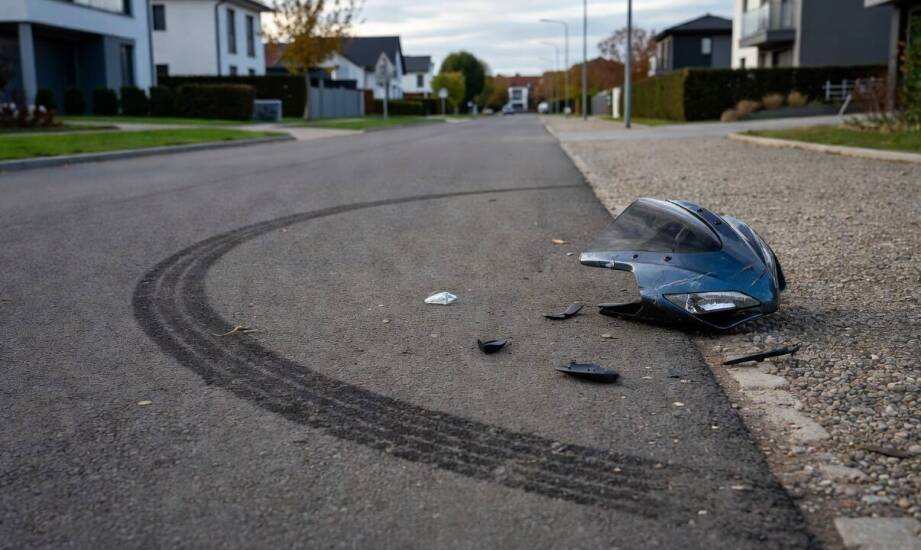 Ustalenie sprawcy wypadku motocyklowego — jakie dowody z miejsca zdarzenia przesądzają o przyjęciu odpowiedzialności