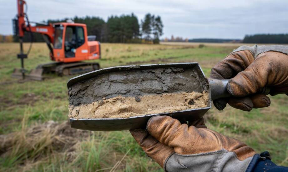 Jak wiercenia gruntu pomagają ocenić warunki budowy na działce w Wielkopolsce