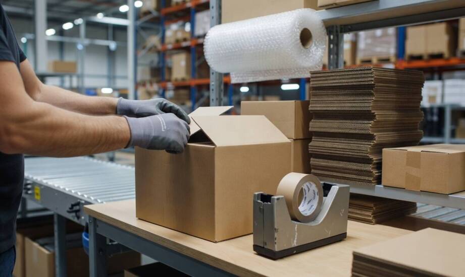 Jak centralizacja dostaw materiałów pakowych optymalizuje procesy logistyczne w magazynach e-commerce