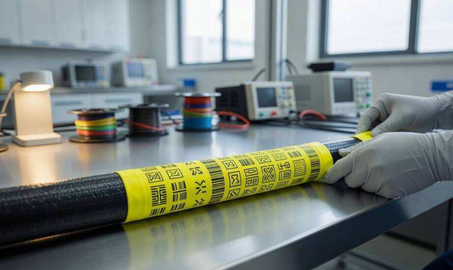 Żywica kontra wosk — jak baza chemiczna taśmy wpływa na czytelność oznaczeń w środowisku agresywnym