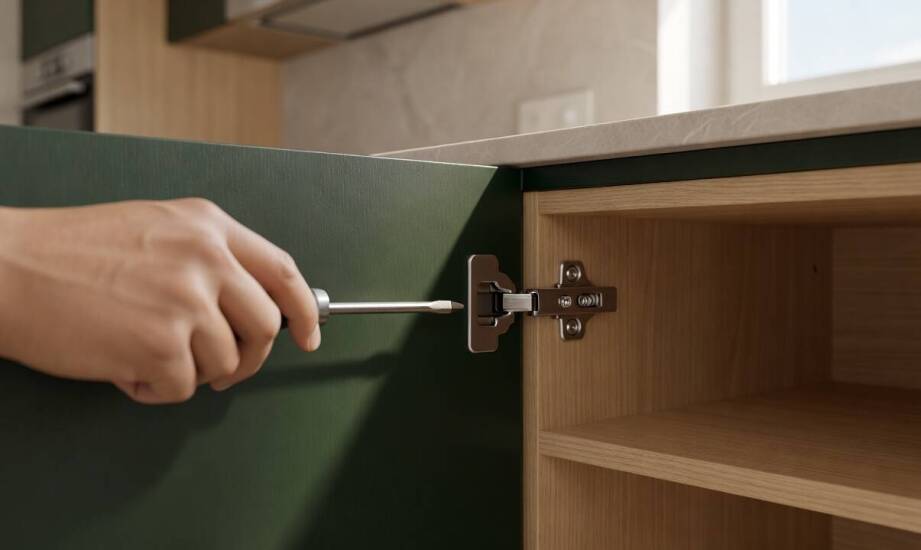 Jak waga i wymiary frontu determinują dobór mechanizmu wyciszającego do szafek kuchennych