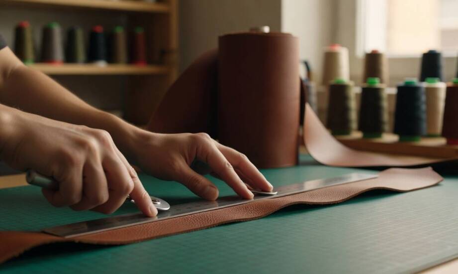 Wybór sztucznej skóry ciętej z belki — jak dopasować parametry paska do wymagań projektu krawieckiego