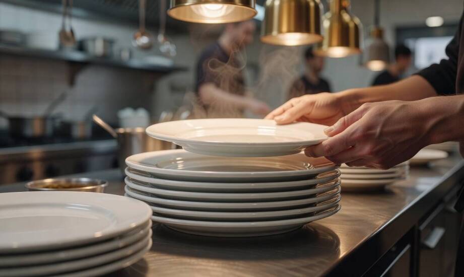 Wzmocnione brzegi i twarde szkliwo — jak rozpoznać porcelanę przystosowaną do intensywnego serwisu w restauracji