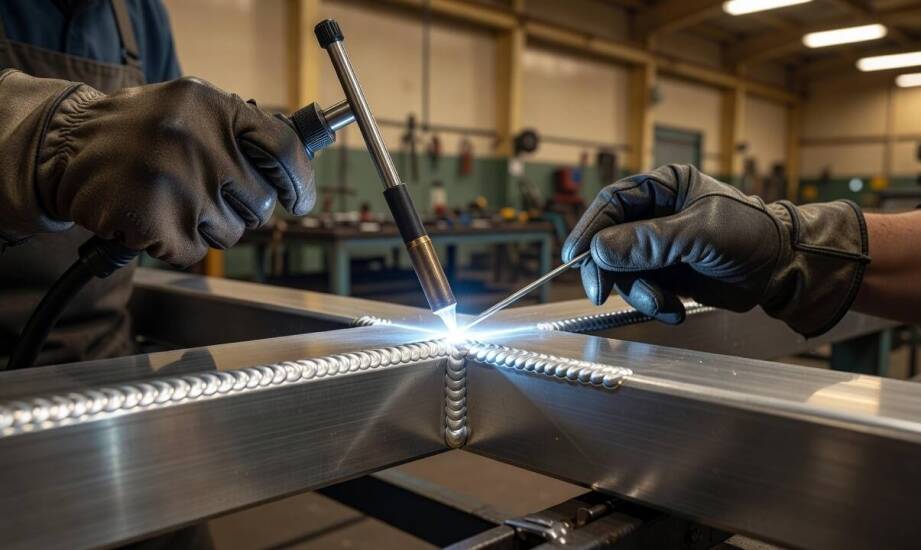 Przygotowanie powierzchni i dobór parametrów TIG przy łączeniu aluminium w konstrukcjach przemysłowych — jak unikać pęknięć