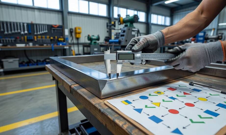 Nadzór nad jakością obróbki i system raportowania przy pracy ślusarskich brygad z Azji