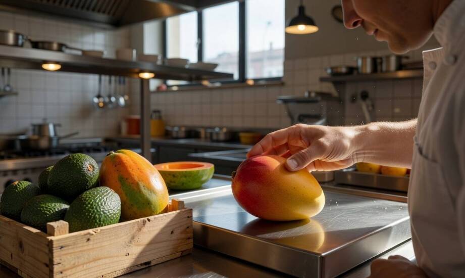 Kontrola dojrzałości i szok termiczny — jak ograniczyć straty na delikatnych gatunkach z importu w kuchni restauracyjnej