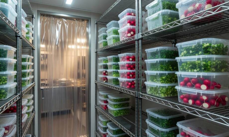 Organizacja chłodni i magazynu suchego — rola wytrzymałych pojemników w logistyce wewnętrznej lokalu gastronomicznego