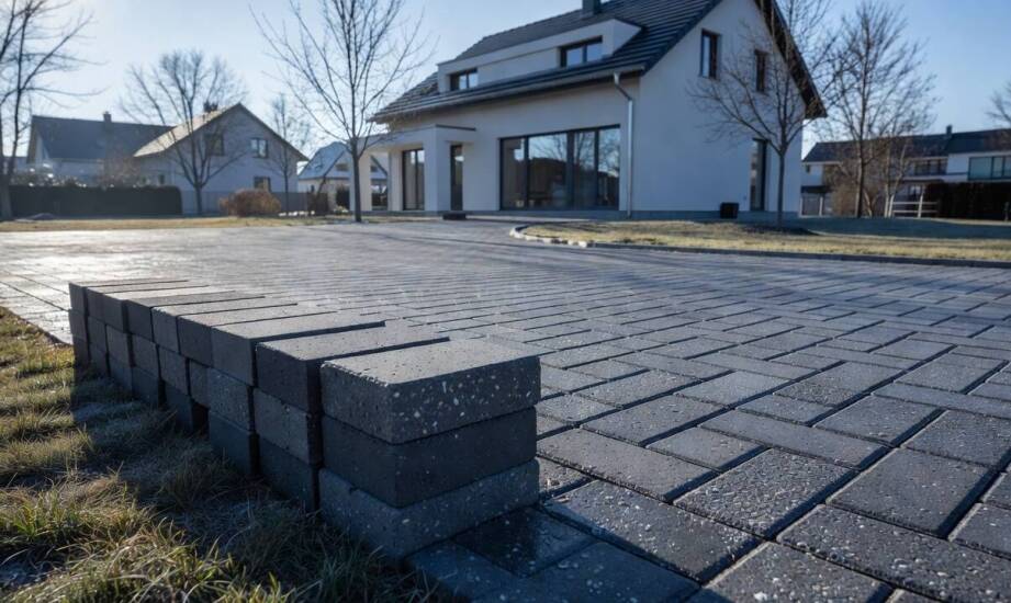 Grubość i format kostki brukowej na podjazd — jak uniknąć pękania nawierzchni po zimie