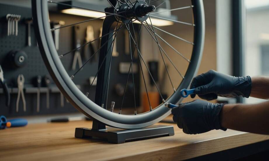 Mechanika koła rowerowego — skąd bierze się bicie obręczy i jak przebiega proces regulacji naciągu szprych