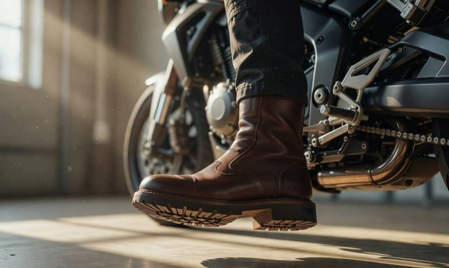Jak dopasować sztywność podeszwy i profil obuwia motocyklowego do specyfiki męskiej stopy oraz stylu jazdy