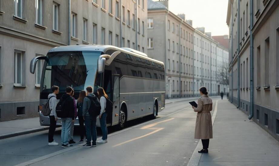 Logistyka szkolnego wyjazdu — jak zaplanować punkty zbiórki i powrotu autokaru w warunkach gęstej zabudowy miejskiej