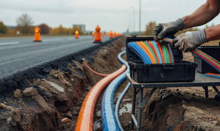 Modernizacja układu drogowego a sieć światłowodowa — podział obowiązków między generalnym wykonawcą a specjalistami od teletechniki