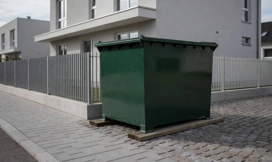 Zajęcie pasa drogowego a własna posesja — uwarunkowania prawne i przestrzenne przy ustawianiu pojemnika na odpady
