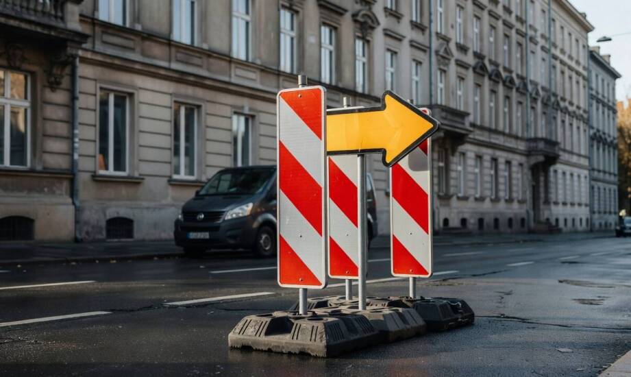 Wynajem oznakowania na czas robót drogowych — kiedy wypożyczenie znaków opłaca się bardziej niż zakup