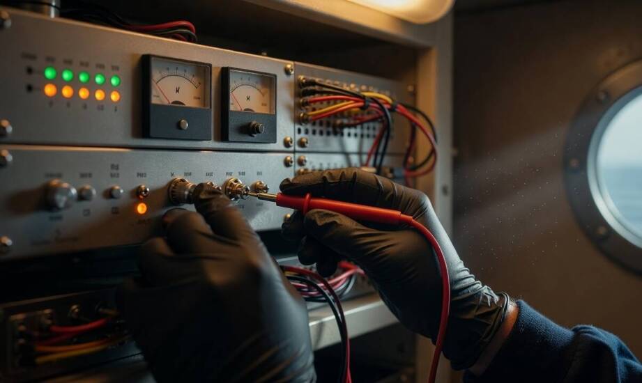 Zasilanie awaryjne pokładowych systemów łączności — diagnostyka i konserwacja rezerwowych źródeł energii