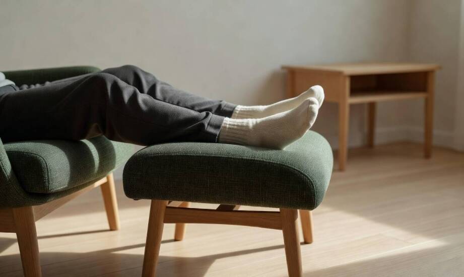 Wpływ wymiarów i twardości podnóżka na ergonomię korzystania z fotela wypoczynkowego w domowym salonie