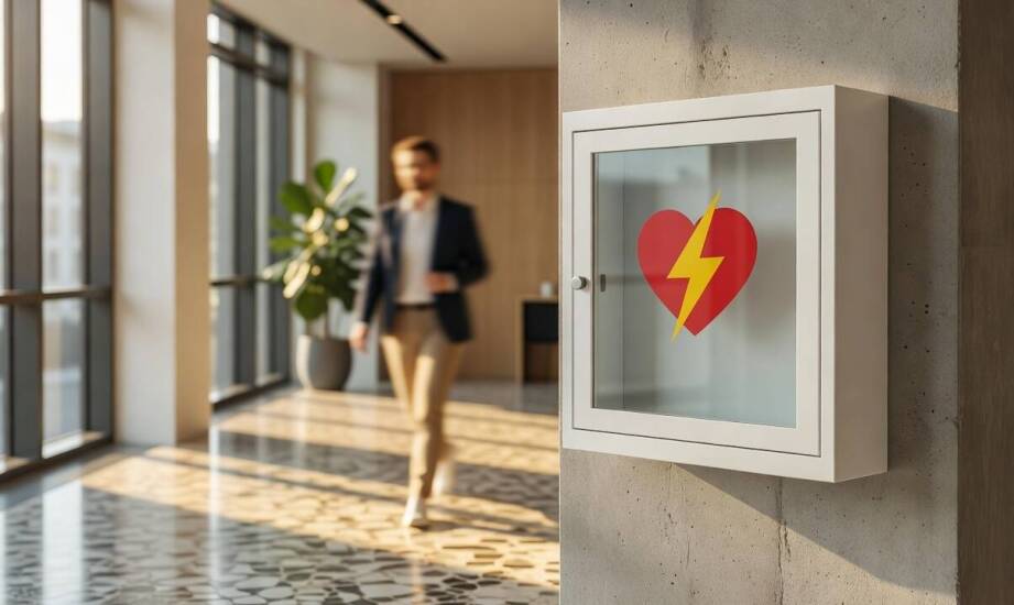 Luka czasowa w systemie ratownictwa — jak technologia defibrylacji zabezpiecza obiekt przed przyjazdem karetki