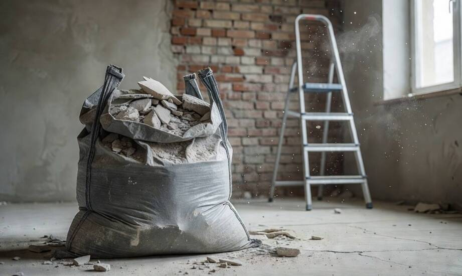 Odpady budowlane w elastycznych opakowaniach LDPE — zasady segregacji i limity materiałowe w trakcie prac remontowych