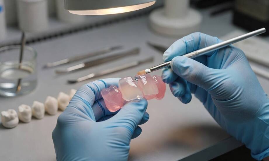 Mechanika naprawy — jak przebiega chemiczne i fizyczne spajanie pękniętej protezy w laboratorium