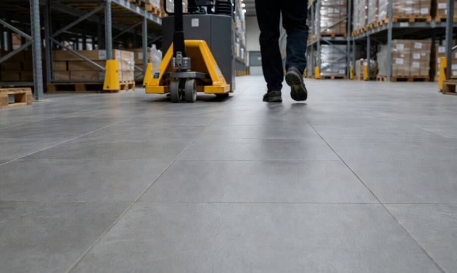 Jak parametry gresu technicznego wpływają na trwałość posadzki w halach produkcyjnych i logistycznych