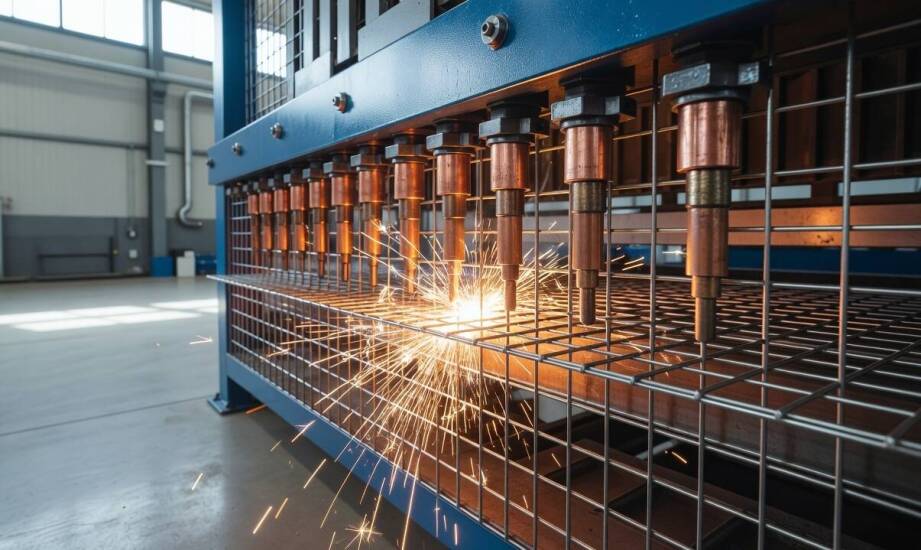 Technologia zgrzewania oporowego drutu — jak powstaje sztywna siatka ogrodzeniowa na linii produkcyjnej