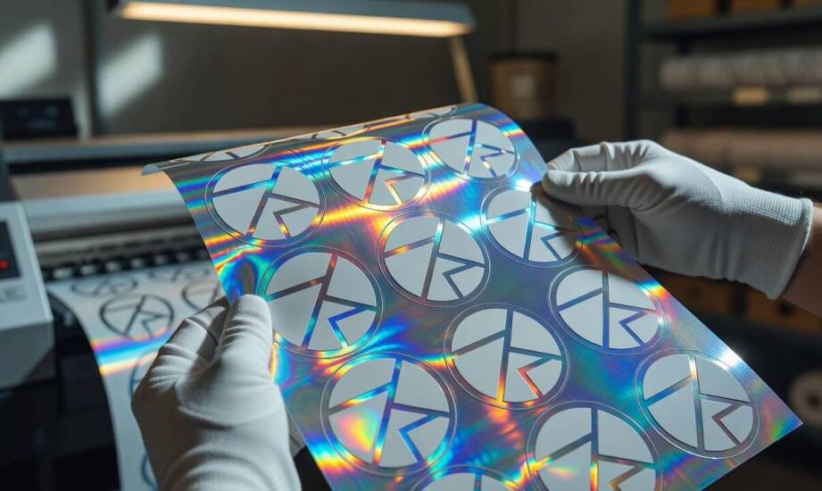Od projektu do druku — techniczne wymogi przygotowania firmowych naklejek na folii holograficznej