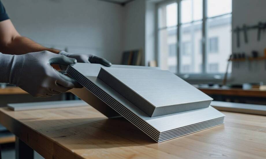 Grubość aluminium, rodzaj rdzenia i odpad z cięcia — co kształtuje ostateczny koszt płyt kompozytowych