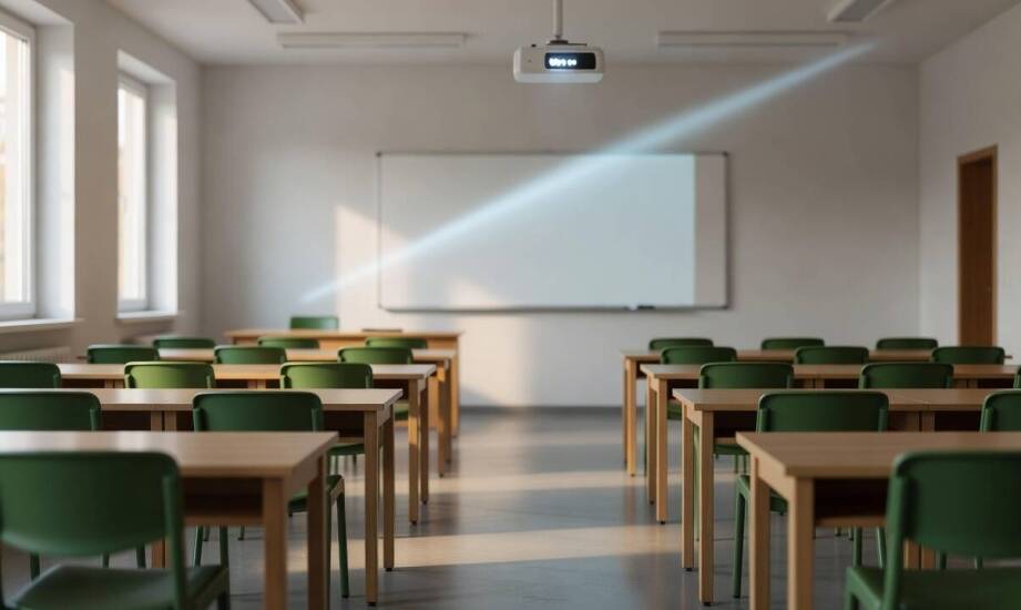 Wpływ laserowego źródła światła na koszty eksploatacji i ciągłość pracy szkolnych urządzeń do projekcji