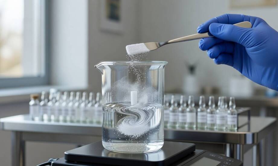 Wpływ formy chemicznej lidokainy na rozpuszczalność i stabilność surowca w procesach produkcyjnych