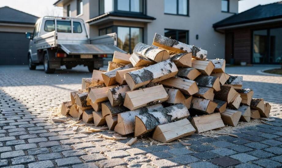 Od pierwszego kontaktu do rozładunku na podjeździe — jak przebiega realizacja zamówienia na drewno opałowe