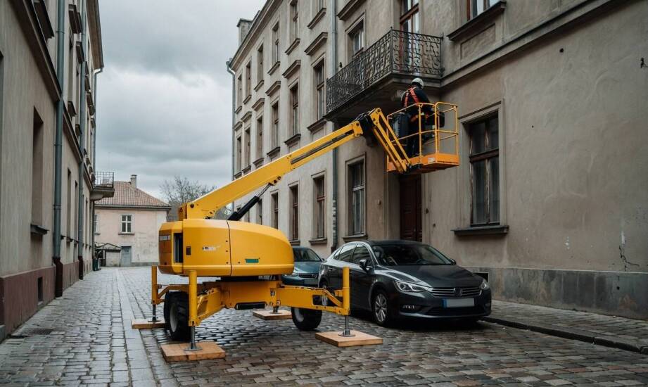 Przestrzeń robocza i zasięg boczny — jak ograniczenia terenu warunkują wybór między podnośnikiem koszowym a nożycowym