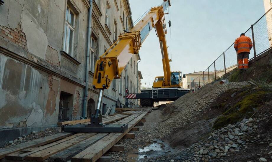 Jak specyfika terenowa i urbanistyczna Małopolski weryfikuje plany użycia sprzętu dźwigowego na budowie