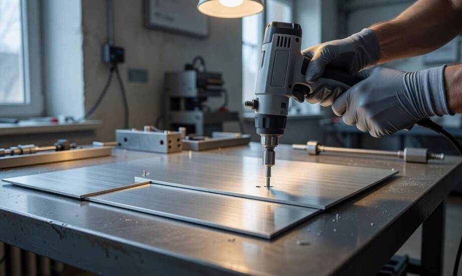 Proces osadzania nitów zrywalnych — jak przygotowanie otworu i siła zacisku wpływają na wytrzymałość łączenia