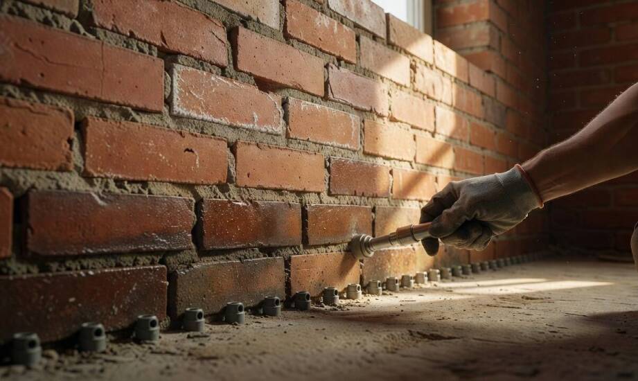 Kolejność prac przy renowacji starego domu we Wrześni — dlaczego blokada wilgoci wyprzedza nowe tynki