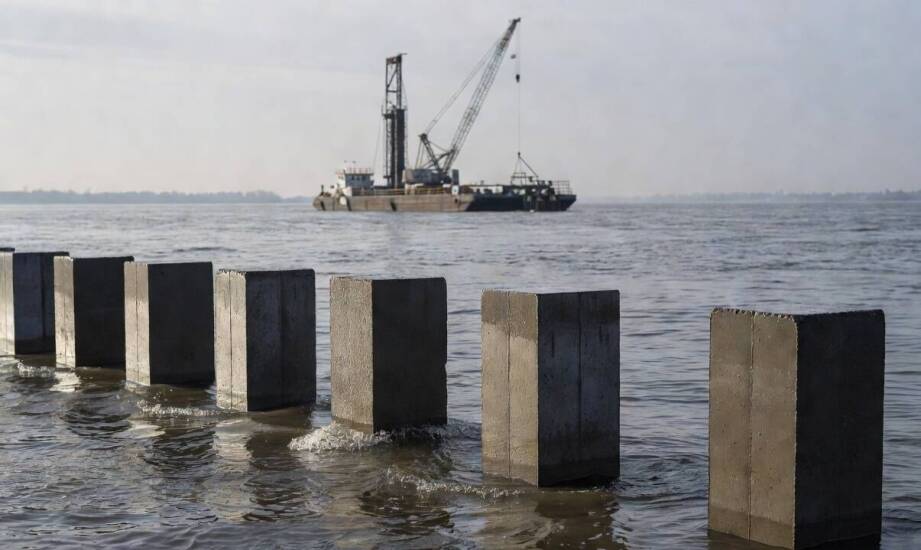 Wymagania techniczne i interakcja z dnem zbiornika przy posadawianiu konstrukcji hydrotechnicznych na prefabrykowanych palach żelbetowych