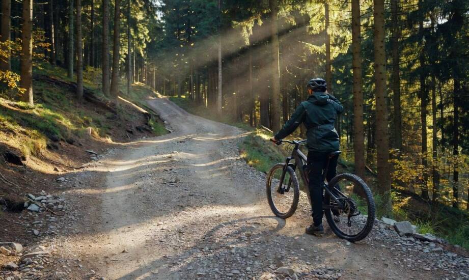 Jak zaplanować jednodniową trasę górską na e-bike'u — analiza nawierzchni, przewyższeń i typu zawieszenia