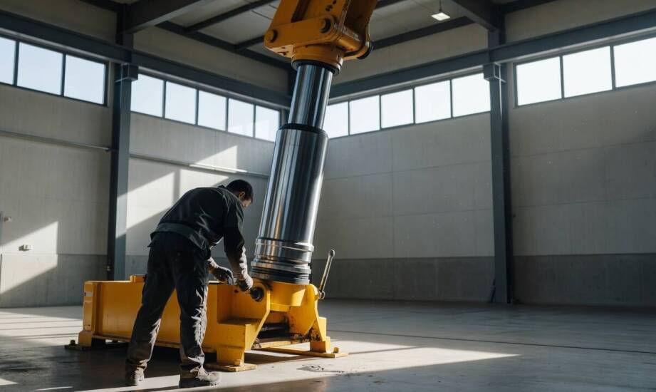 Jak ciśnienie oleju zamienia się w siłę roboczą w cylindrze hydraulicznym maszyn ciężkich