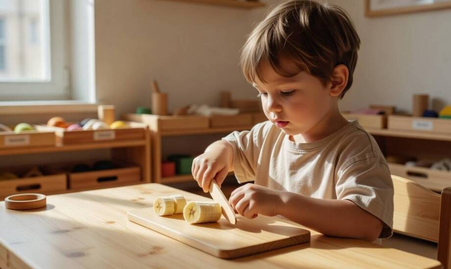 Jak zajęcia językowe, rytmiczne i kulinarne wspierają samodzielność w Montessori