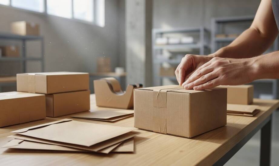 PPWR w e-commerce: jak nowe zasady zmieniają wybór folii, taśm i papierowych opakowań