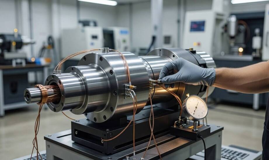 Jak wygląda regeneracja elektrowrzeciona CNC od diagnostyki po próby końcowe