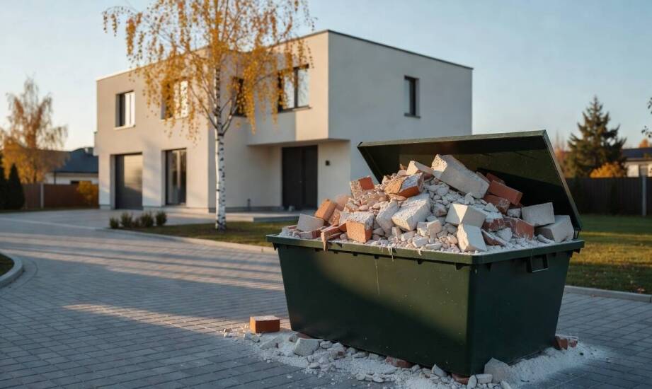 Kto odpowiada za klasyfikację gruzu i dokumenty przy odbiorze kontenera po remoncie