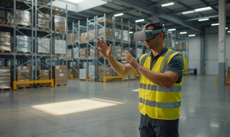 Jak symulacje VR uczą reakcji na pożar w magazynie i zakładzie produkcyjnym