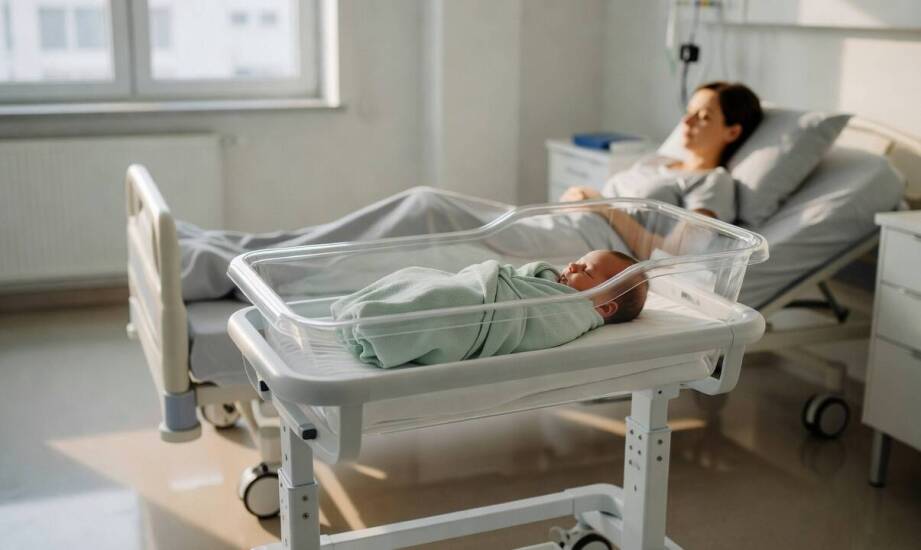 Jakie wymagania musi spełniać łóżeczko noworodkowe w oddziale położniczym i neonatologicznym