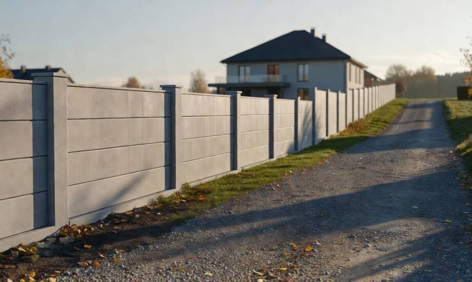 Działka, dojazd i sąsiedztwo — co w Łódzkiem zmienia projekt betonowego ogrodzenia